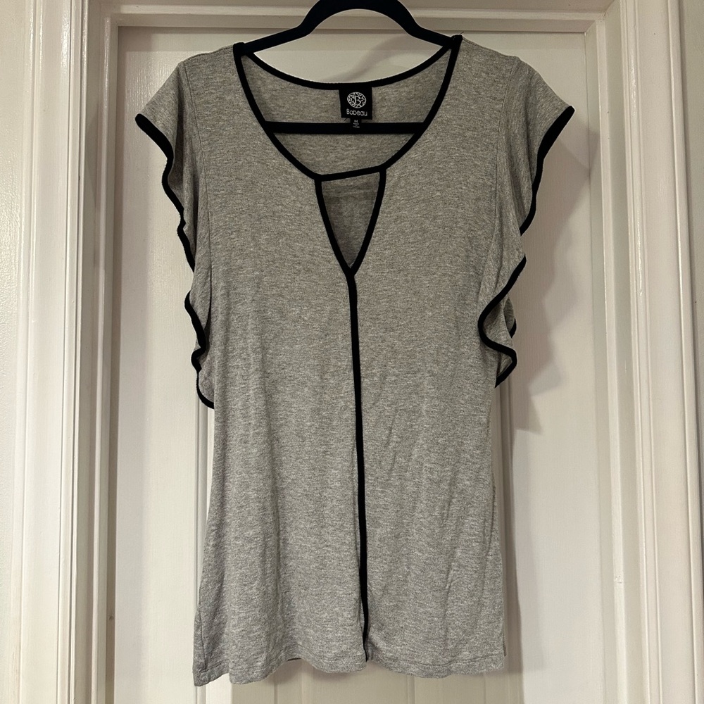 Bobeau Ruffle Blouse